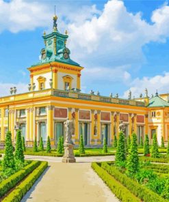 Royal Palace of Wilanów paint by numbers