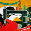 the Seamstress by Jacob Lawrence paint by numbers