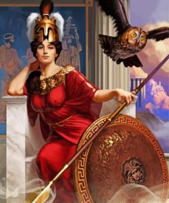 Athena Goddess Paint by numbers