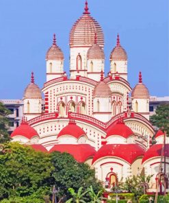Dakshineswar Kali Temple Kolkata Paint by numbers