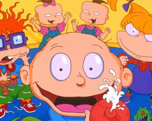 Rugrats Characters - Paint By Numbers - Num Paint Kit