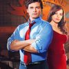 Smallville Lois and Clark Paint by numbers
