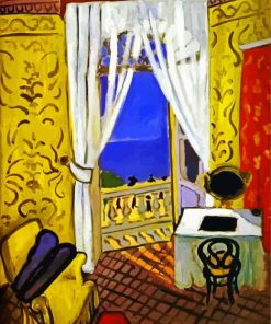 Interior with A Violin Case By Henri Matisse Paint by numbers