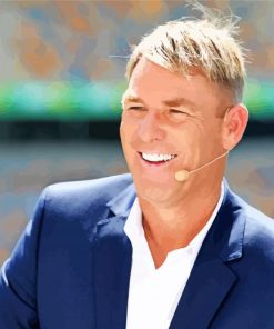 Shane Keith Warne Paint by numbers