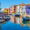 Burano venice italy paint by number