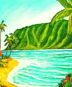 Hawaii Koolau Mountains Art paint by n