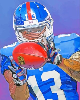 FNL Football Player  paint by number