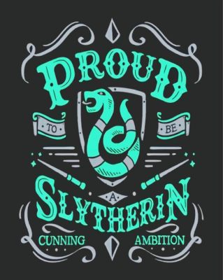 Slytherin  paint by number
