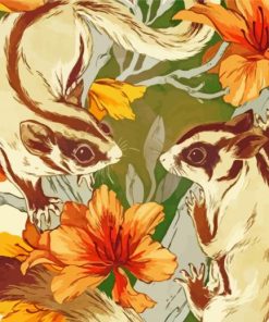 Sugar Gliders paint by numbers