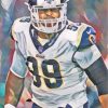 Aaron Donald NFL Football paint by number