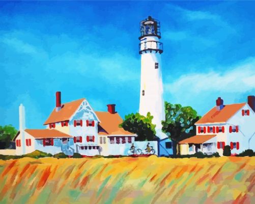 Fenwick Island Lighthouse  paint by number