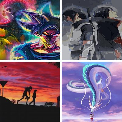 animes painting by numbers