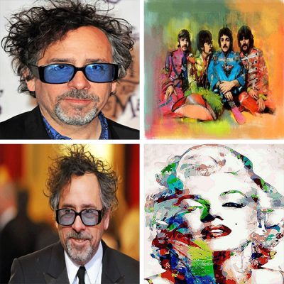 celebrities painting by numbers