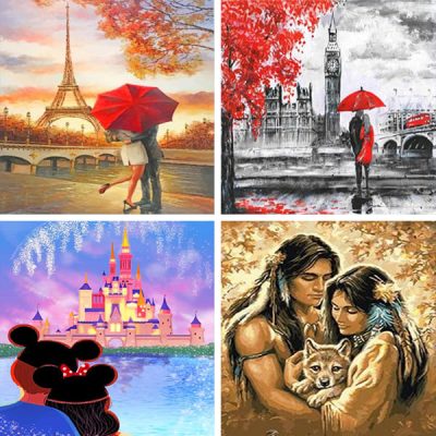 Couples painting by numbers