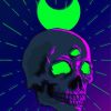 Neon Skull And Moon paint by numbers
