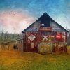 Vintage Barn paint by numbers