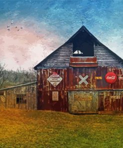 Vintage Barn paint by numbers