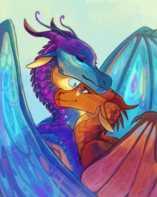 Wings Of Fire Dragons paint by numbers