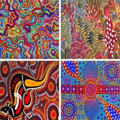 aboriginal dot painting by numbers