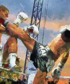 Muay Thai paint by numbers