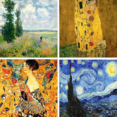 Famous Art painting by numbers