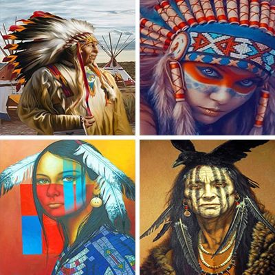red-indians-painting-by-numbers