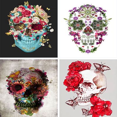 skull-flowers-painting-by-numbers