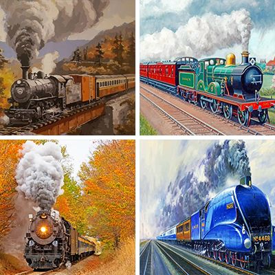 steam-trains-painting-by-numbers