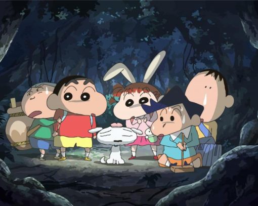 Crayon Shin Chan Mang paint by numbers