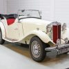 White MG TD paint by numbers