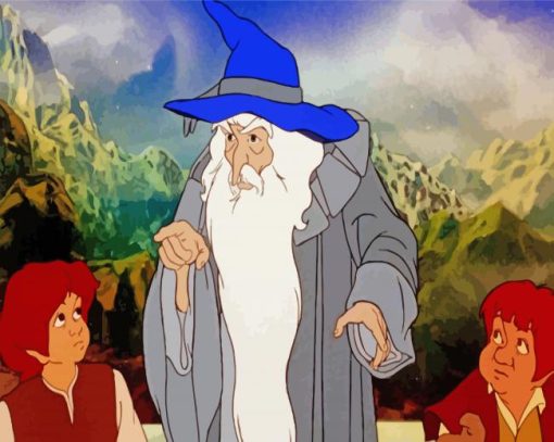 Lotr 1978 Animated Movie paint by numbers
