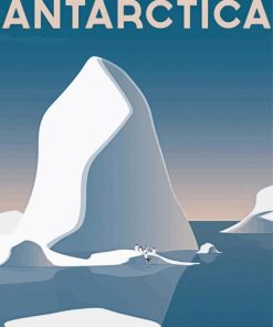 Antarctica Poster paint by numbers