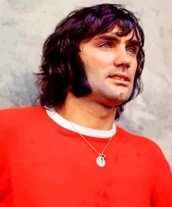 George Best Best paint by numbers