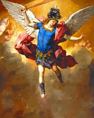ArchAngel Michael paint by numbers