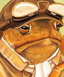 Mr Toad paint by numbers