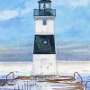 Aesthetic Presque Isle Lighthouse paint by numbers