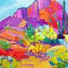 Colorful Desert paint by numbers