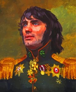Cool George Best paint by numbers