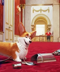 Royal Corgi paint by numbers