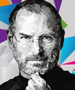 Steve Jobs paint by numbers