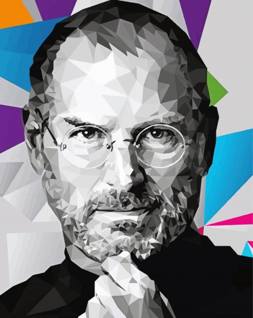 Steve Jobs - Paint By Numbers - Num Paint Kit