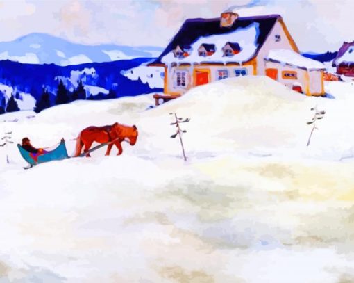 A Laurentian Homestead paint by numbers