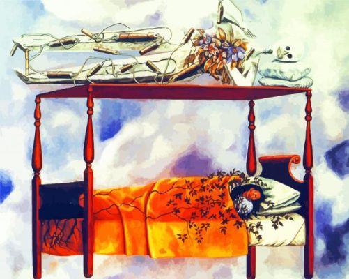 Frida Kahlo The Dream  paint by numbers
 