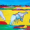 Menashe Kadishman Sheeps paint by numbers