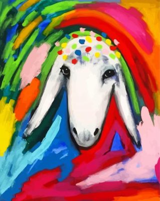Kadishman Sheep  paint by numbers