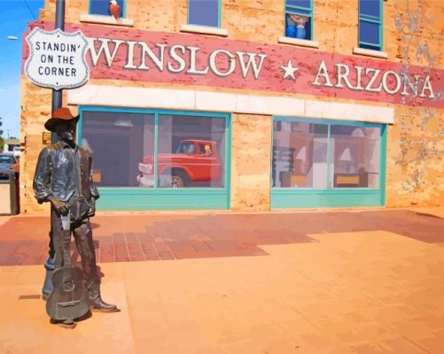 Winslow Arizona  paint by numbers