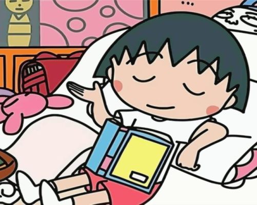 Chibi Maruko Chan Manga paint by numbers  