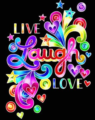 Live Laugh Love  paint by numbers