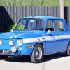 Blue Renault Gordini R8 paint by numbers