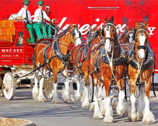 Budweiser Clyde Sdales Paint By Numbers